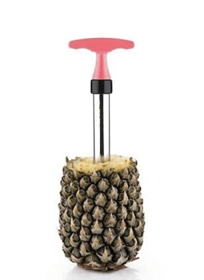 Stainless Steel Pineapple Cutter and Fruit Peeler Slicer with Drill Straw Hole Open | Pineapple Core Remover Tool for Home & Kitchen (Multicolor) - Image 4